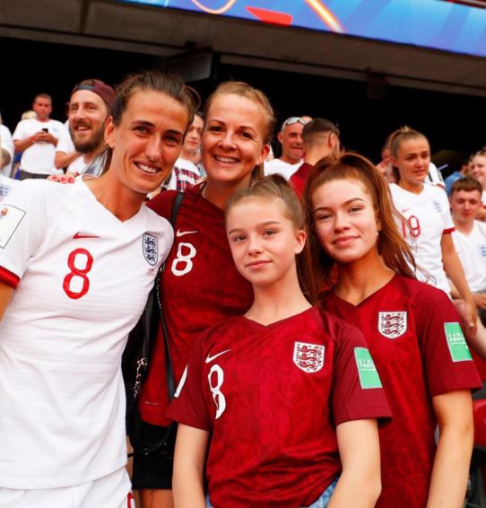 Scott shares a sweet relationship as step-mum to Unitt's daughters Evie and Hattie