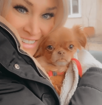 The S Club 7 star looked so in love as she cuddled gorgeous Sisi