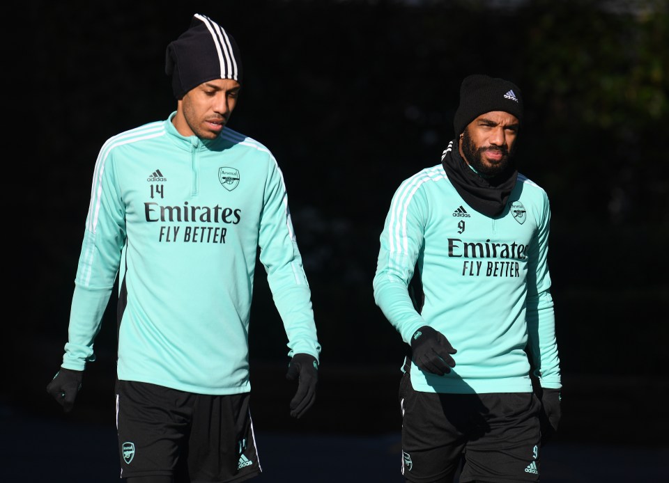 Pierre-Emerick Aubameyang and Alexandre Lacazette both left Arsenal for nothing within six months of each other