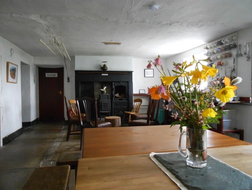 The rather dated but cosy interiors as long as you wrap up warm