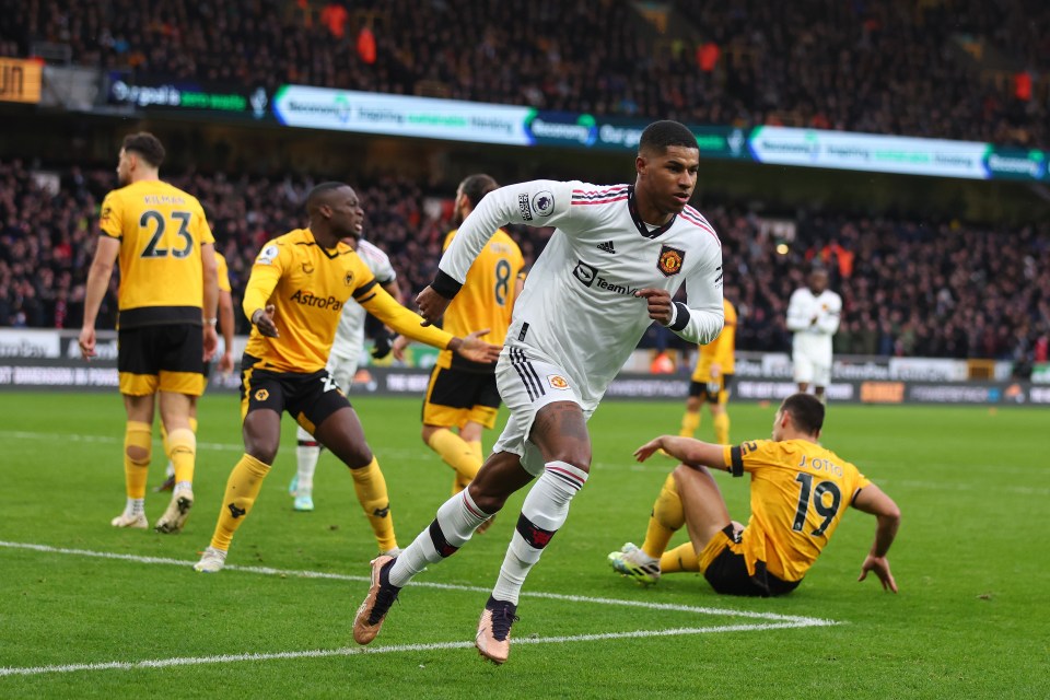 Marcus Rashford responded to Erik ten Hag's punishment with a goal