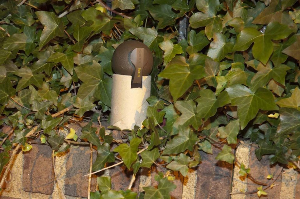 The grenade found in shrubbery in Birkdale, Southport