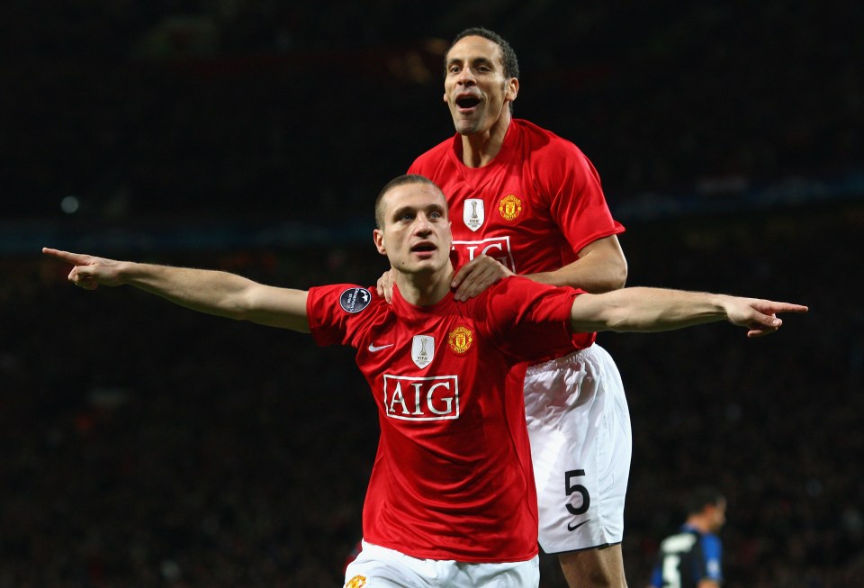 Nemanja Vidic and Rio Ferdinand formed a superb partnership at the back