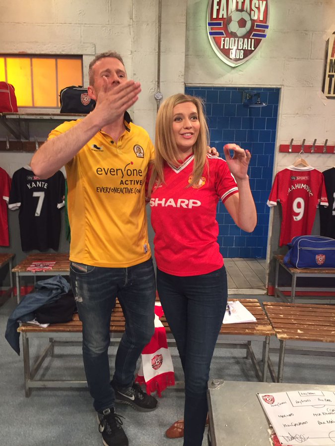 Rachel Riley is proud to show off her colours
