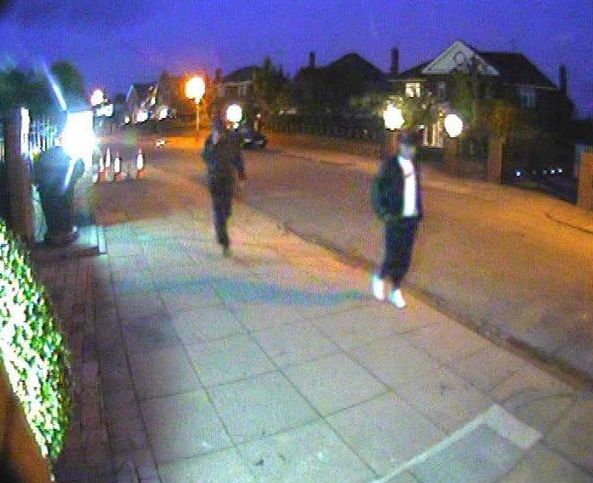 CCTV footage of two criminals who left a hand grenade outside the home of Liverpool FC legend Kenny Dalglish