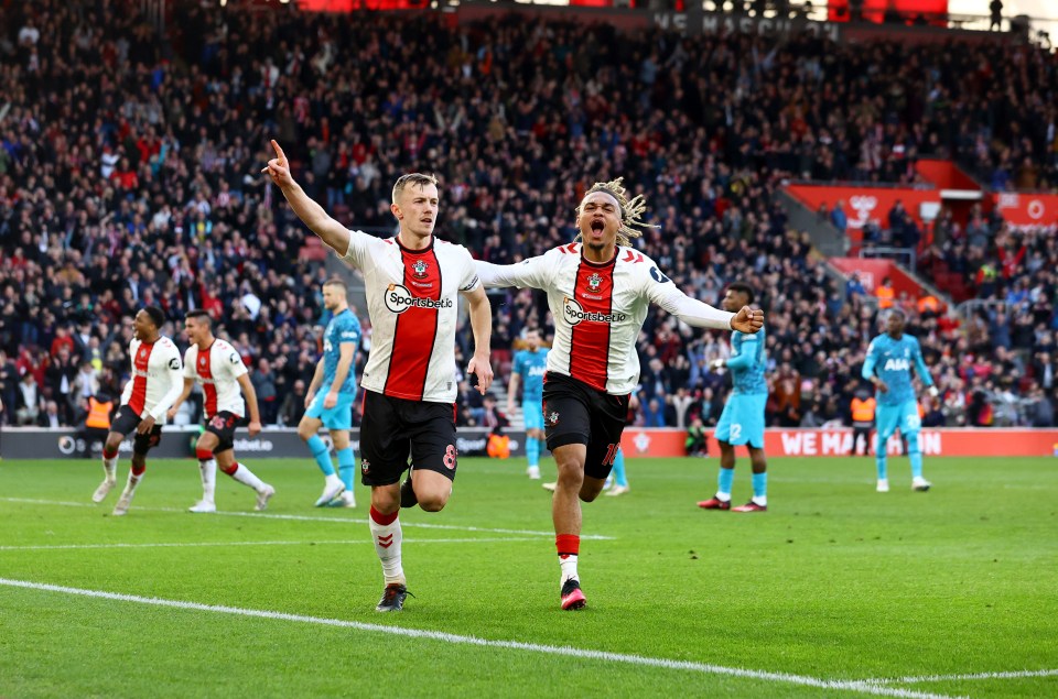 Southampton stole a point
