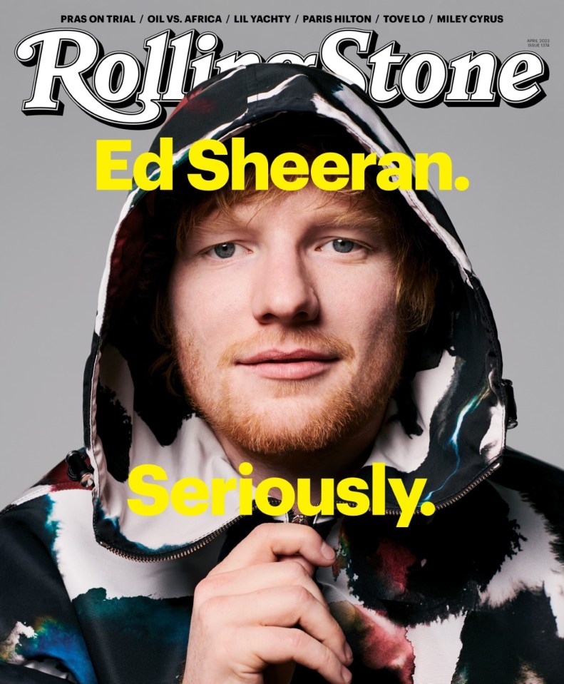 Ed gave In an emotional interview to Rolling Stone