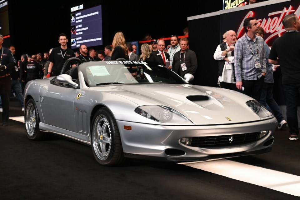 This 2001 Ferrari 550 Barchetta is number 92 of just 448 Barchetta 550s made.