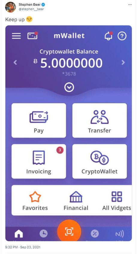 Stephen claimed his Bitcoin balance was in the millions