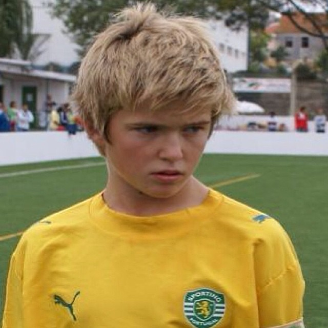 Eric loved football as he says it 'encourages teamwork, discipline, friendship, improved health and wellbeing'