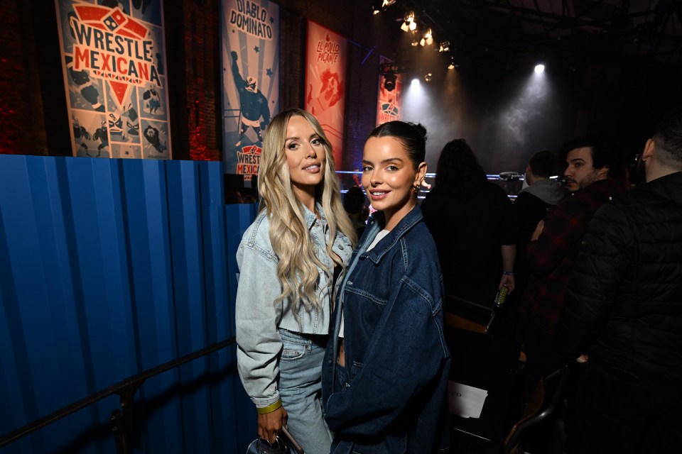 Faye and Maura posed for a snap together at the Domino's bash