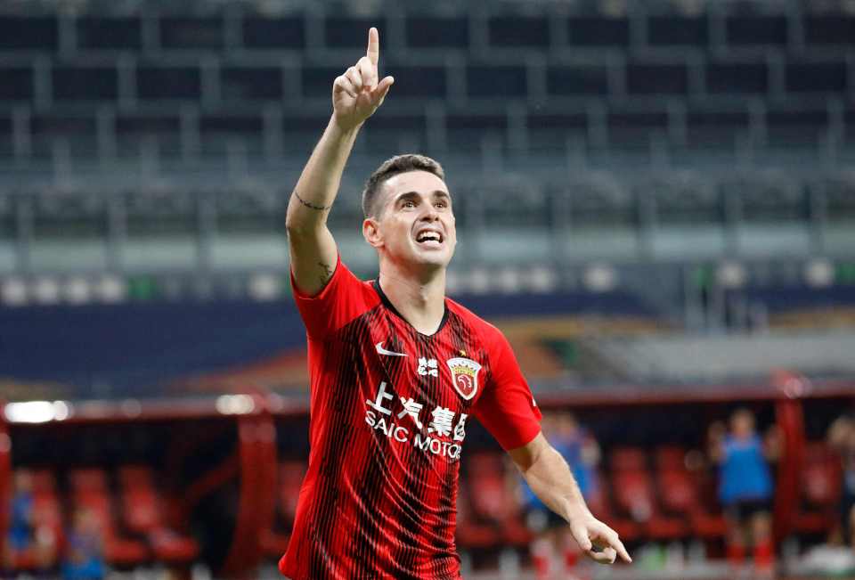 Oscar now plays in China for Shanghai Port and is loving life in Asia