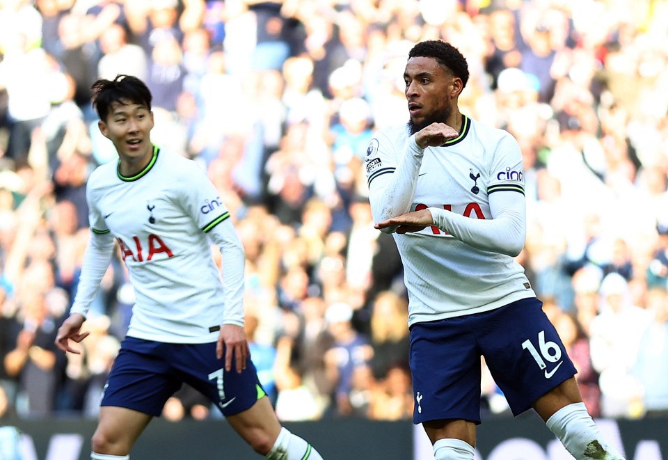 Arnaut Danjuma grabbed Spurs' second of the afternoon