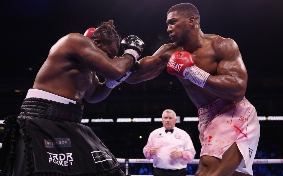 Anthony Joshua returned to the win column earlier this month against Jermaine Franklin