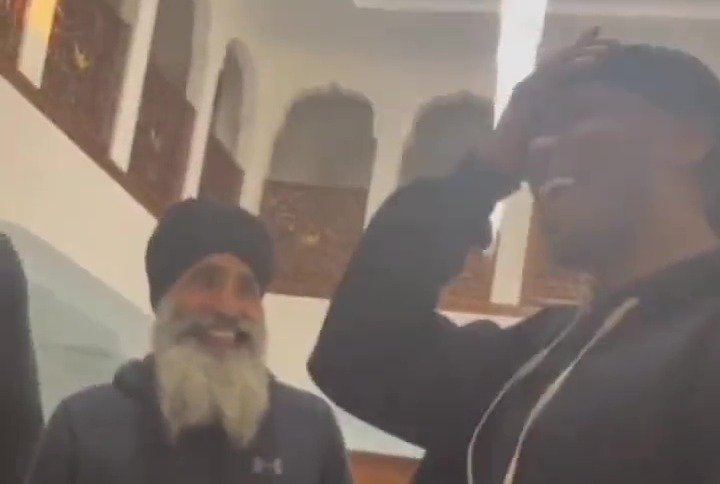 KSI was spotted at a Sikh temple in recent days amid the fallout he's facing for making a racial slur