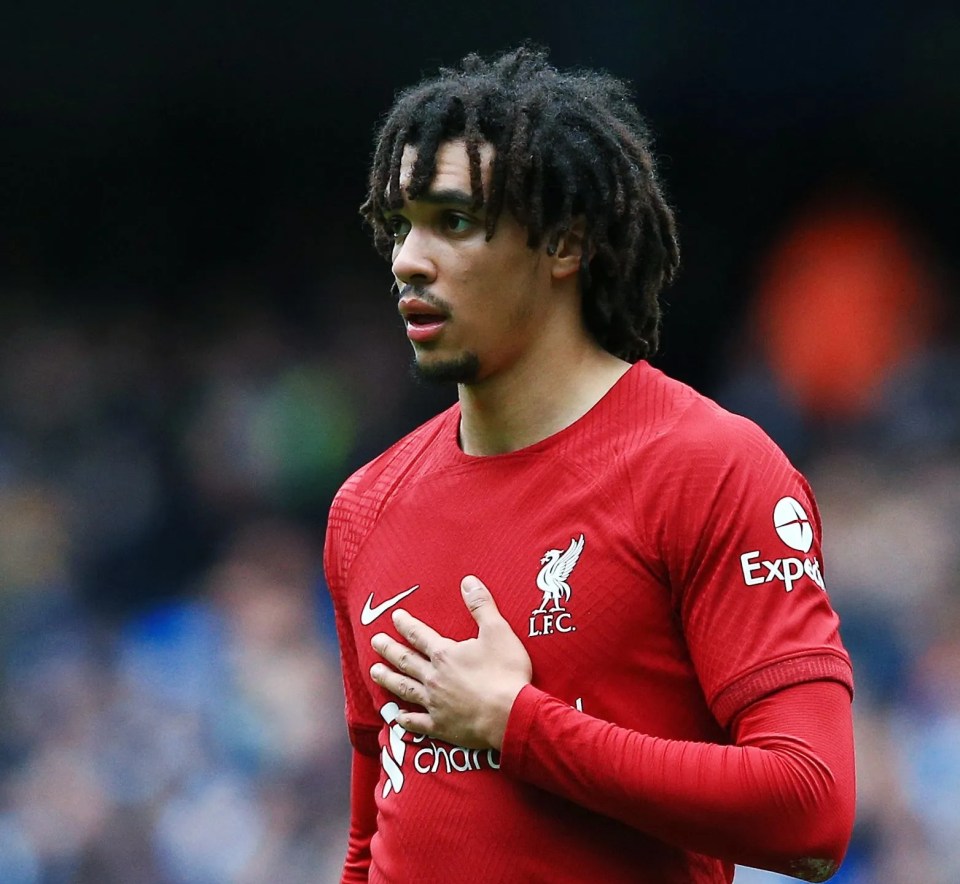 Liverpool fans used the opportunity to defend Trent Alexander-Arnold