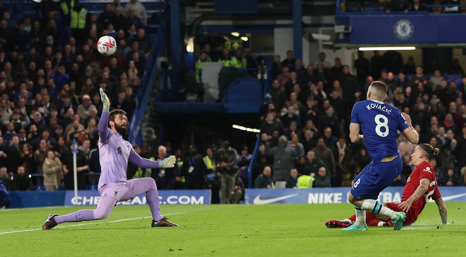 Mateo Kovacic wasted a glorious chance as he blazed over