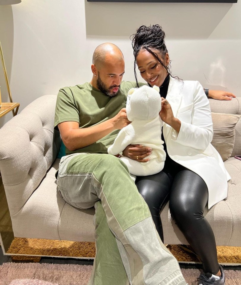 The couple welcomed their first baby eight months ago