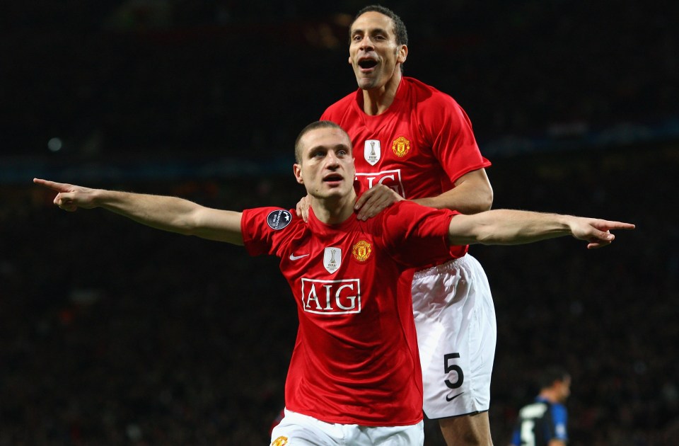 Rio Ferdinand and Nemanja Vidic formed a formidable centre-back partnership