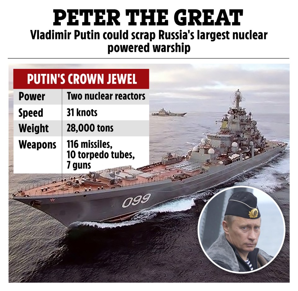 It is one of the largest attack warships in the world, besides aircraft carriers