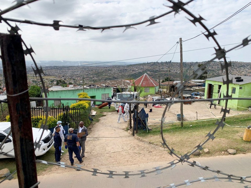 Ten family members were gunned down in the eastern city of Pietermaritzburg