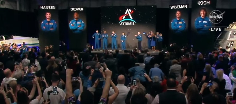 The Artemis II crew