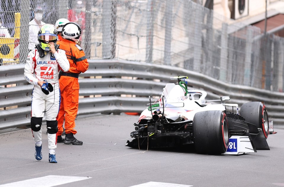 The German was involved in mutliple crashes in 2002