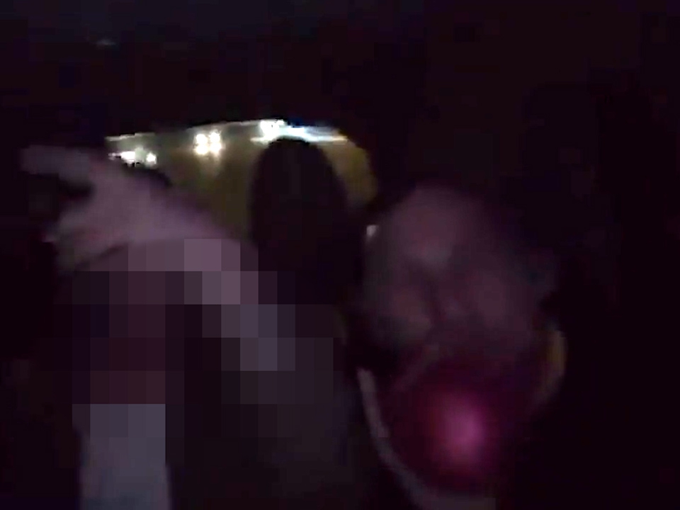 He was seen inhaling from a balloon, a known way of taking the drug
