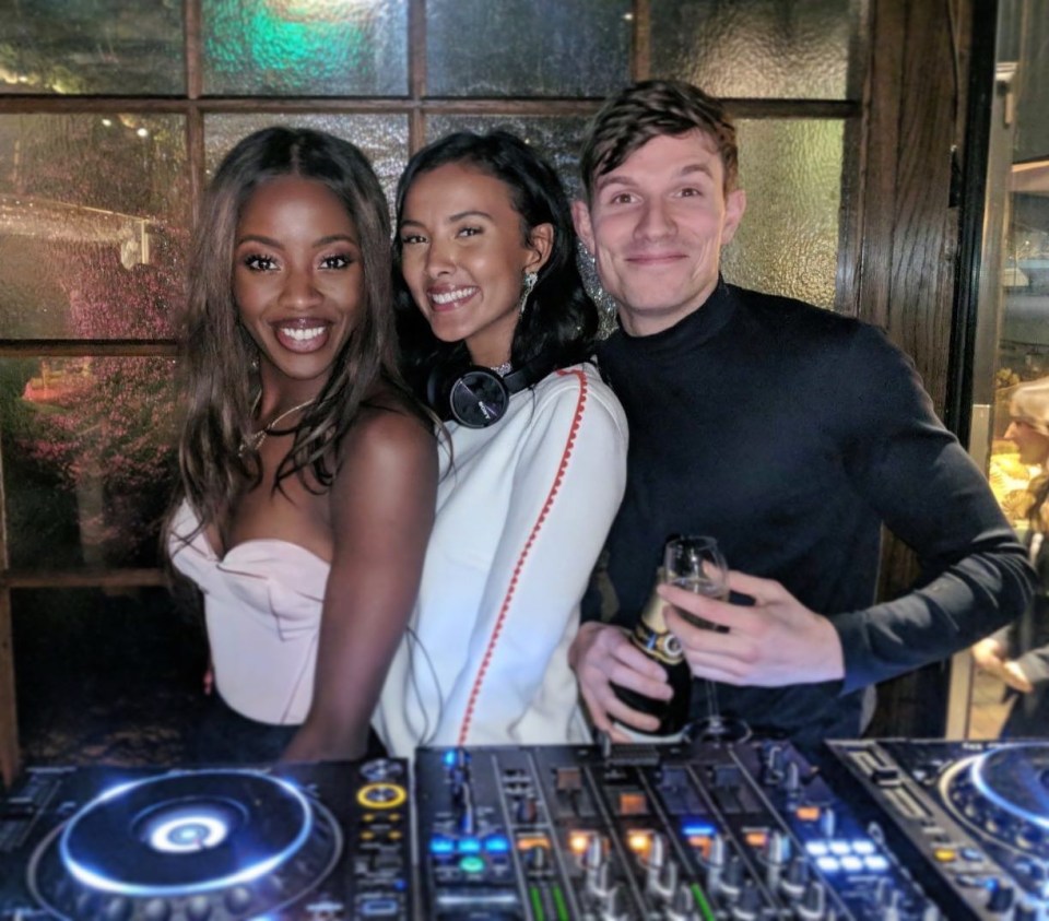 He has been pals with AJ and Maya Jama for years