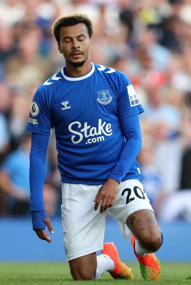 Alli has returned to Everton to assess his future after suffering a hip injury