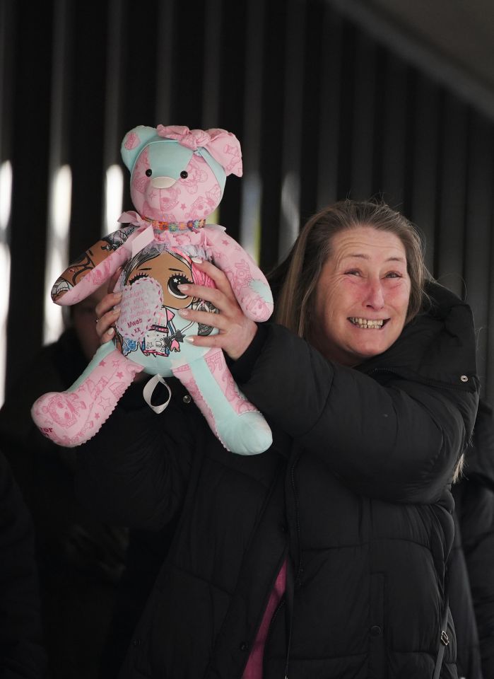 Olivia's mum Cheryl Korbel after the jury delivered the verdict