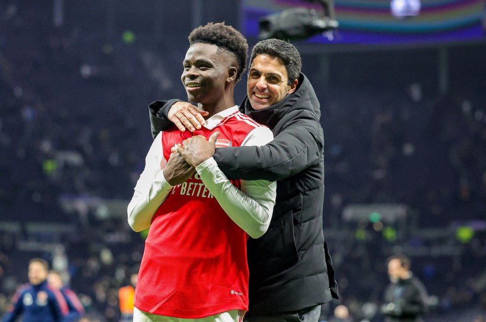 Mikel Arteta took Bukayo Saka out for dinner last month