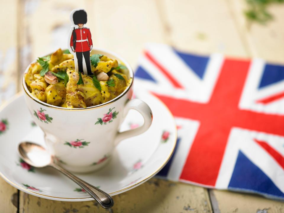 The dish was created to celebrate the coronation in 1953