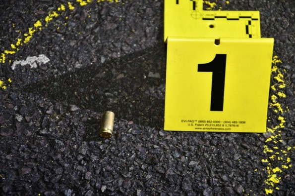Bullet casings found by police in Kingsheath Avenue after Olivia died