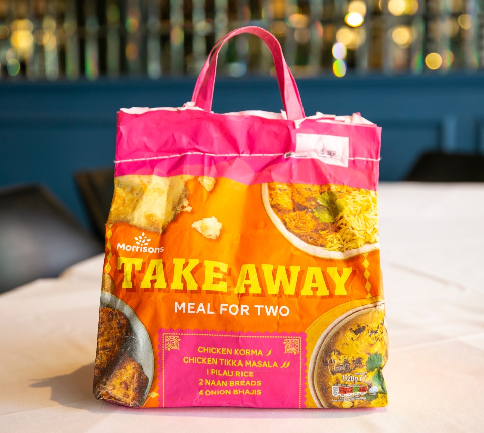 Morrisons also doesn’t do a takeaway box, which means you have to buy all the items separately