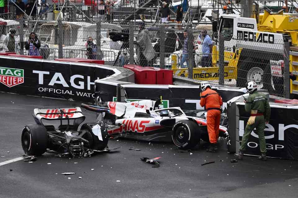 Schumacher was ripped a Haas car apart last year