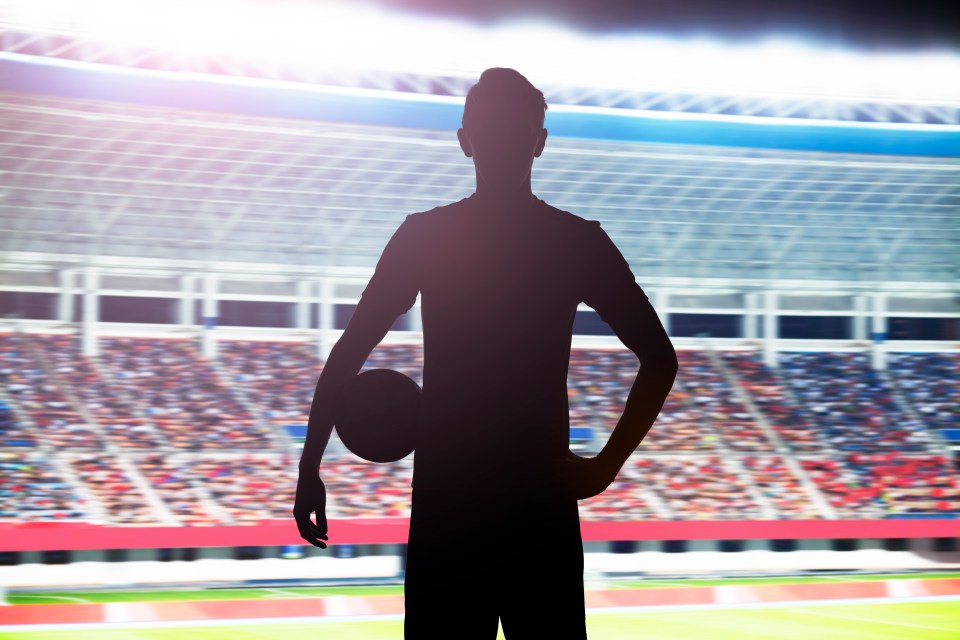 A married England footballer silenced his secret lover by forcing her to sign a non-disclosure agreement - (pictured a silhouette)