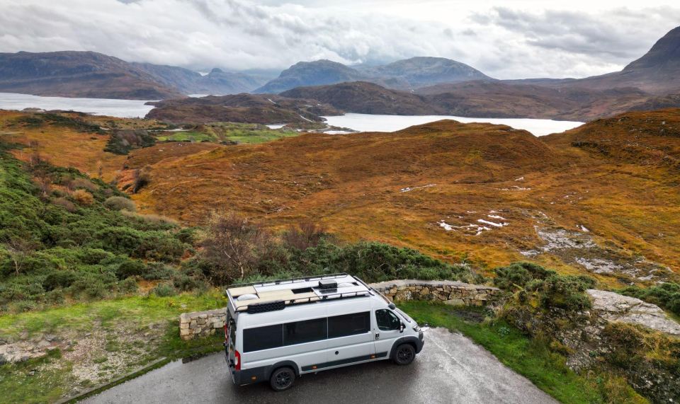 Mark has already toured around Scotland in his converted minibus