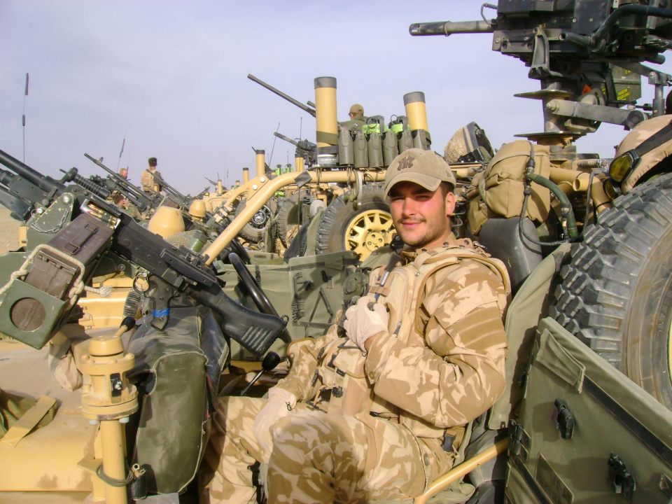 Mark suffers from C-PTSD after seeing the horrors of war in Afghanistan and Iraq