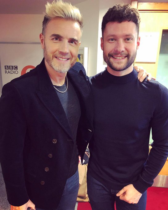 Gary Barlow and Calum Scott hit the studio to rework on Take That hit Greatest Day