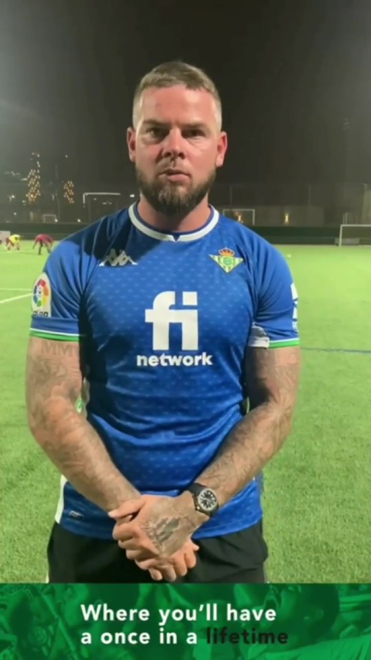 The ex-Prem star now coaches in Dubai