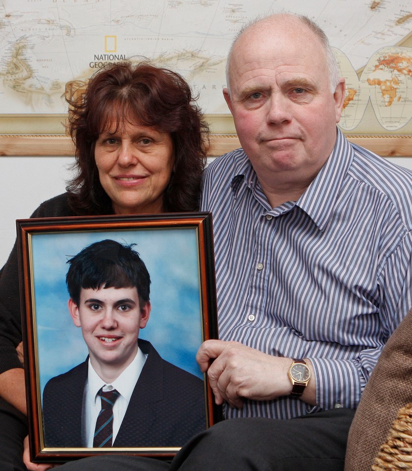 Jimmy's parents Margaret and Barry