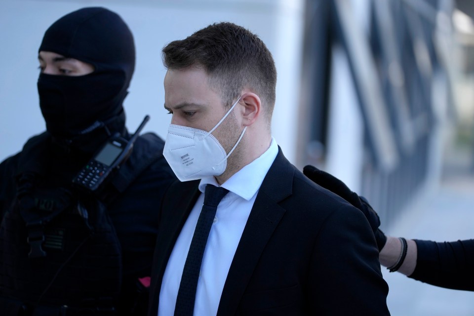 Babis Anagnostopoulos arriving at a court in Athens last year