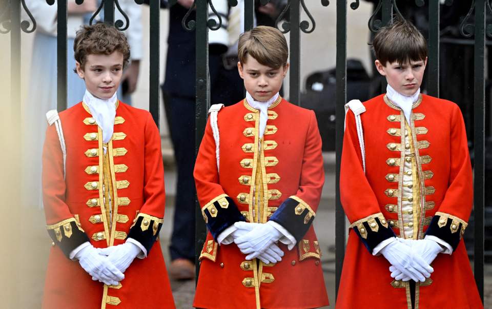 Prince George participated in the ceremony