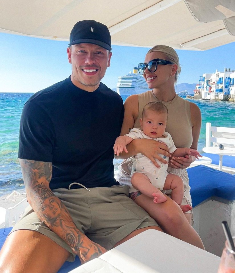 Olivia and husband Alex welcomed baby boy Abel in June