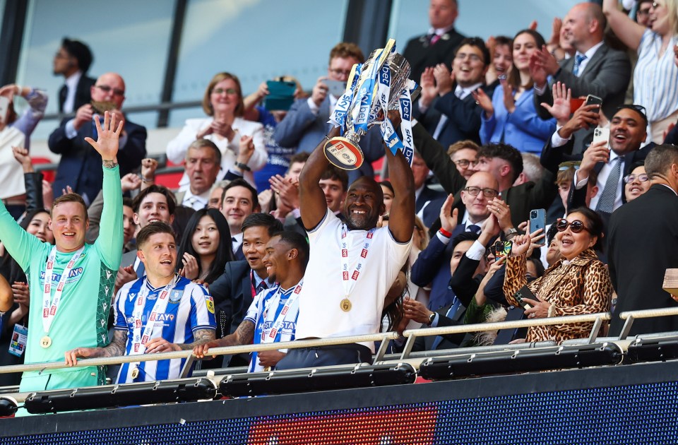 Manager Moore will be hoping to prevent instant relegation next season