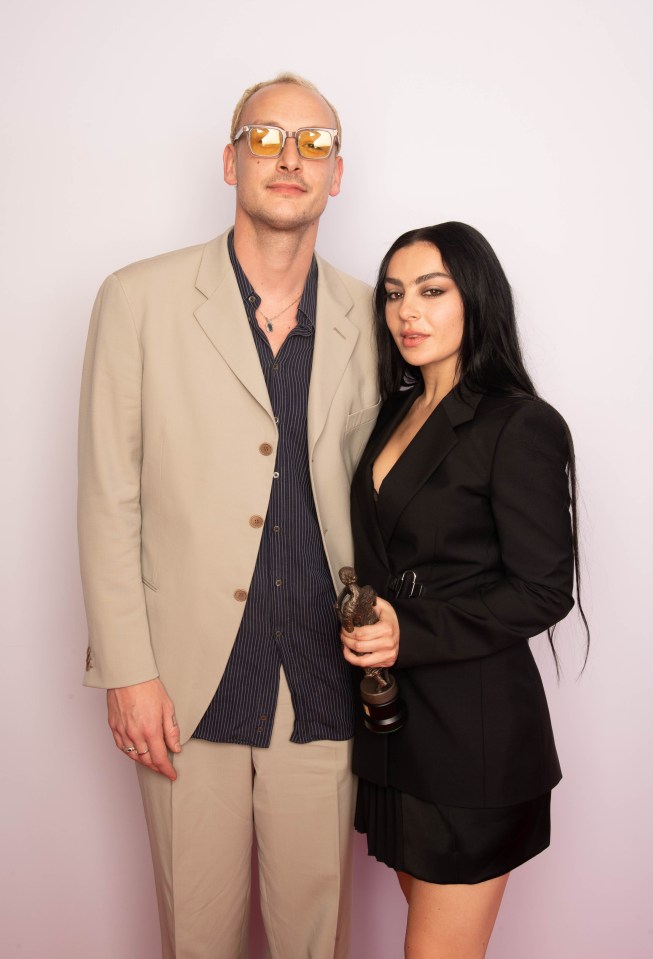 Charli XCX has been in the studio with her partner, The 1975’s drummer George Daniel