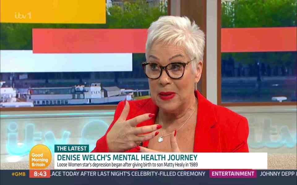 EROTEME.CO.UK FOR UK SALES: Contact Caroline If bylined must credit ITV Good Morning Britain Picture shows: Mental health advocate, Denise Welch, talks about her struggle with depression over the last 30 years. Presented by Martin Lewis and Susanna Reid NON-EXCLUSIVE Date: Wednesday 17th May 2023 Job: 230517UT10 London, UK EROTEME.CO.UK Disclaimer note of Eroteme Ltd: Eroteme Ltd does not claim copyright for this image. This image is merely a supply image and payment will be on supply/usage fee only.