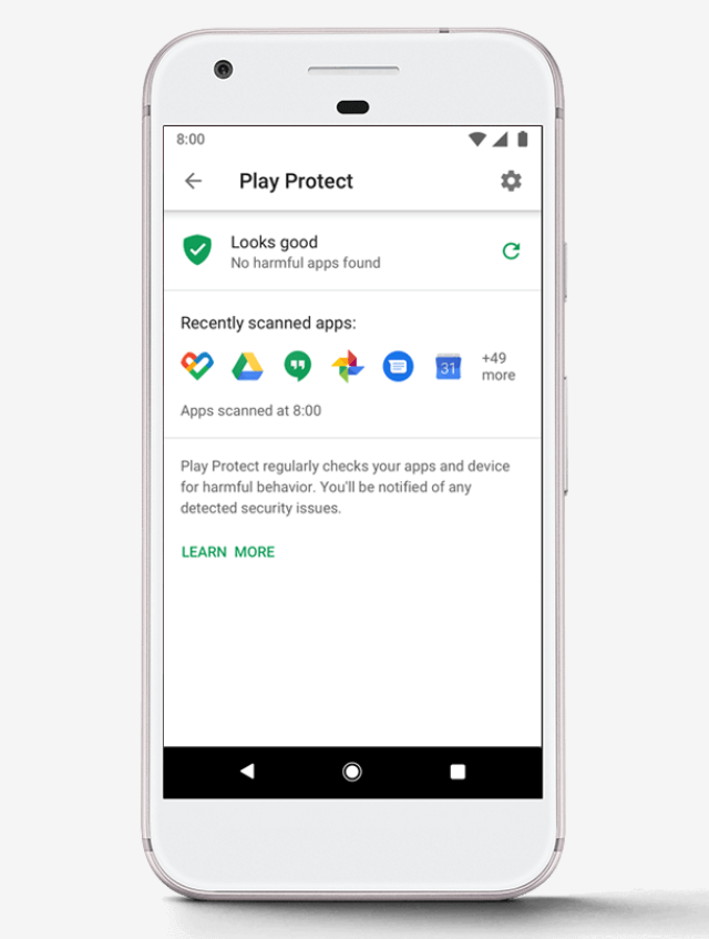 If it finds a potentially harmful app, Google can send you a notification to remove the app