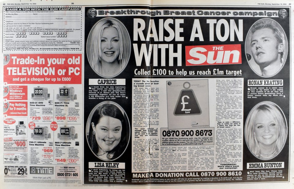 SUN NEWSPAPER CANCER STORY RAGOUTS, SUN HEALTH